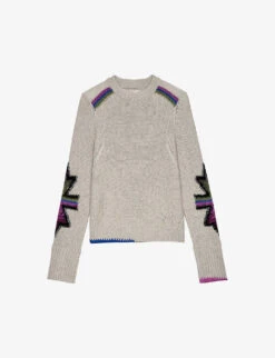 Zadig & Voltaire Halton Embroidered-motif Cashmere Jumper