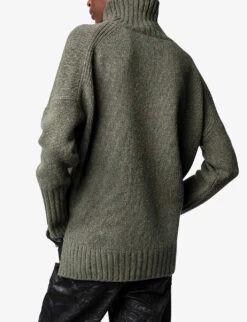 Zadig & Voltaire Alma Turtleneck Wool Jumper -Sweaty Bety Clothing Shop R04121838 MOUSSE ALT03