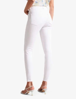 Ted Baker Five-pocket High-rise Stretch-denim Skinny Jeans 9 Ted Baker Five-pocket High-rise Stretch-denim Skinny Jeans -Sweaty Bety Clothing Shop R04122566 WHITE ALT03