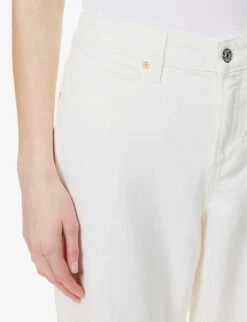 Paige Noella Straight-leg Mid-rise Stretch-cotton Jeans -Sweaty Bety Clothing Shop R04123068 TONALECRU ALT04