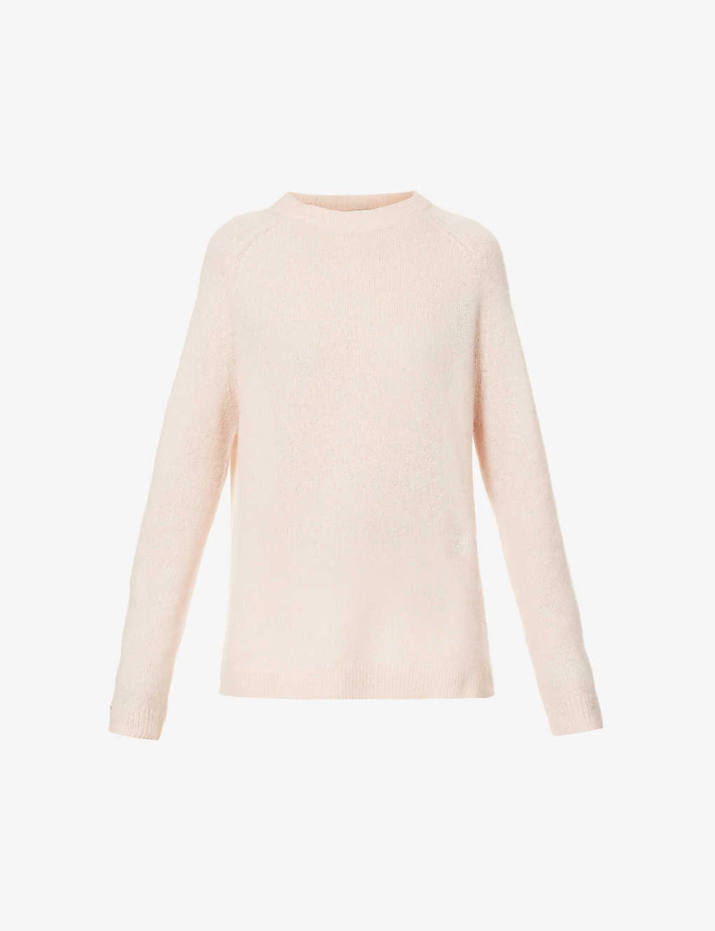 Toteme Scoop-neck Logo-embroidered Alpaca Wool, Cashmere And Silk-blend Jumper 3 Toteme Scoop-neck Logo-embroidered Alpaca Wool, Cashmere And Silk-blend Jumper