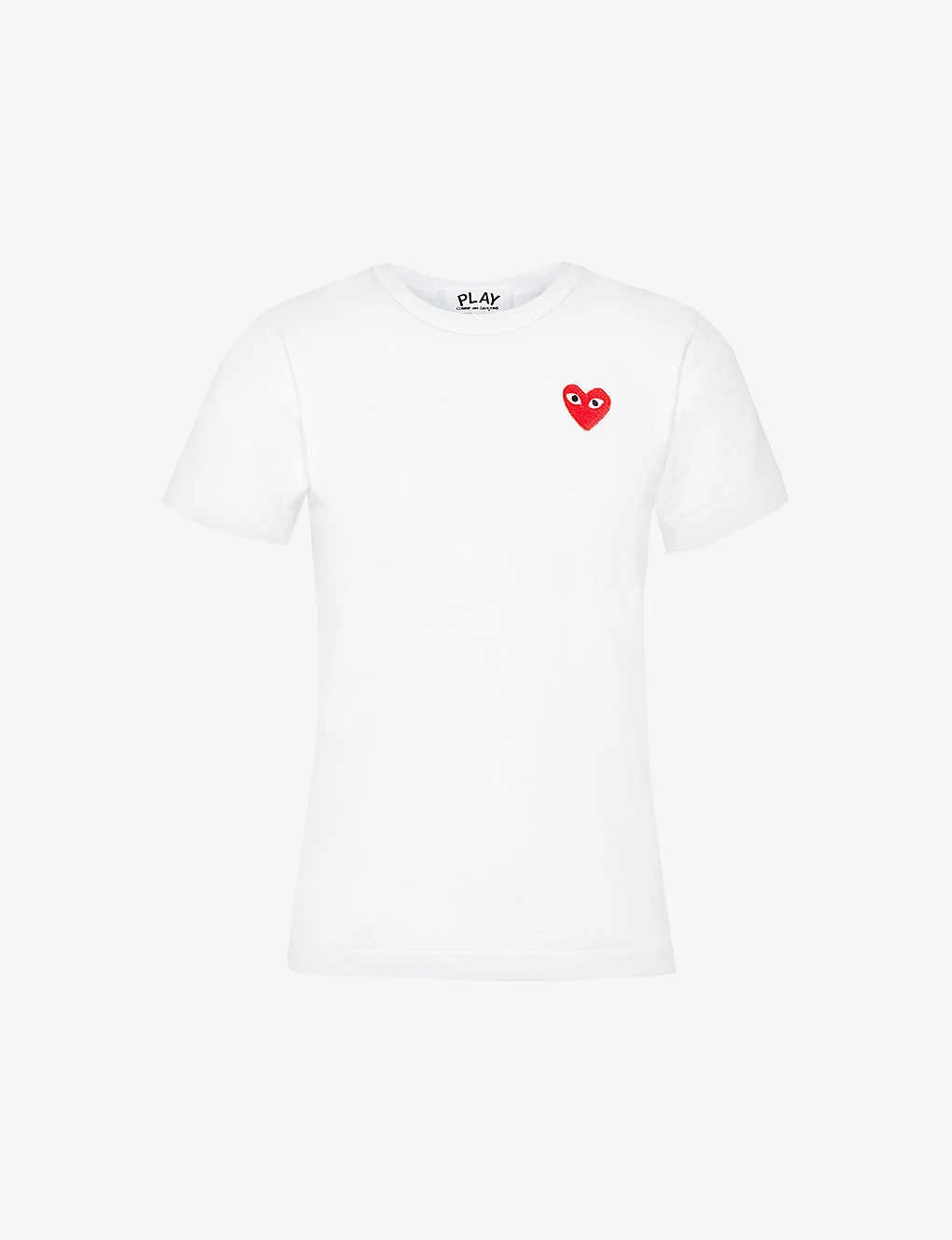 Comme Des Garçons Play Heart-appliqué Slim-fit Cotton-jersey Top 3 Comme Des Garçons Play Heart-appliqué Slim-fit Cotton-jersey Top