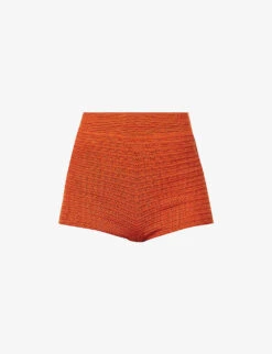 Rosemary High-rise Knitted Shorts