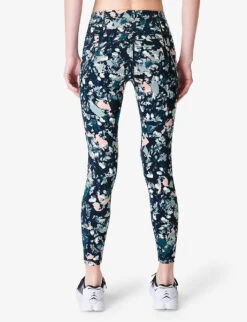 Sweaty Betty Power 7/8 Workout High-rise Stretch-jersey Leggings 10 Sweaty Betty Power 7/8 Workout High-rise Stretch-jersey Leggings -Sweaty Bety Clothing Shop R04127173 PINKFLORALPRINT ALT03