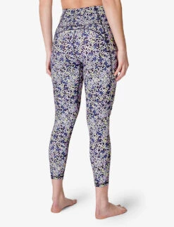 Sweaty Betty Super Soft 7/8 High-rise Stretch-woven Yoga Leggings -Sweaty Bety Clothing Shop R04127214 PURPLEFLORALPRINT ALT03