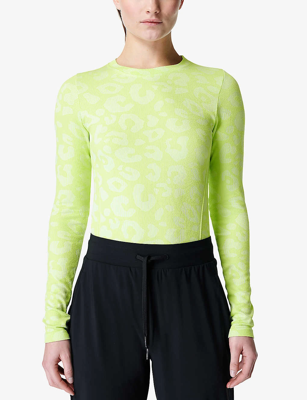 Sweaty Betty Glisten Seamless Stretch-woven Top 5 Sweaty Betty Glisten Seamless Stretch-woven Top - Image 3