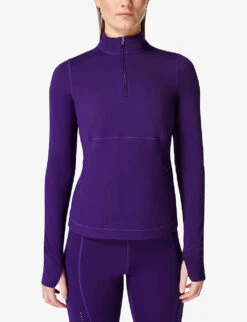 Sweaty Betty Therma Boost Stretch Recycled-polyester Running Top -Sweaty Bety Clothing Shop R04127245 CELESTIALPURPLE ALT02
