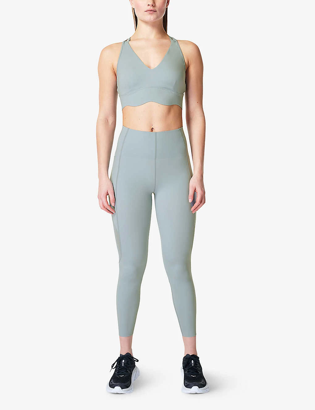 Sweaty Betty Aerial Power Ultra Sculpt High-rise 7/8 Stretch-jersey Leggings 4 Sweaty Betty Aerial Power Ultra Sculpt High-rise 7/8 Stretch-jersey Leggings - Image 2