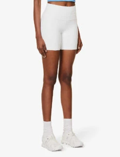 Lululemon Align High-rise Stretch-jersey Shorts -Sweaty Bety Clothing Shop R04127461 WHITE ALT02