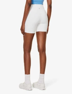 Lululemon Align High-rise Stretch-jersey Shorts -Sweaty Bety Clothing Shop R04127461 WHITE ALT03