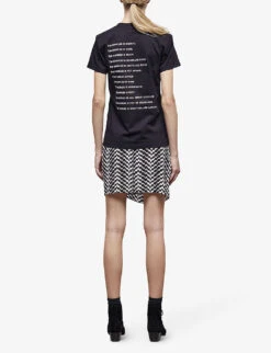 THE KOOPLES Logo-print Cotton T-shirt -Sweaty Bety Clothing Shop R04127718 BLA01 ALT03