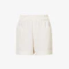 Emilia Frilled-trim Organic-cotton Shorts