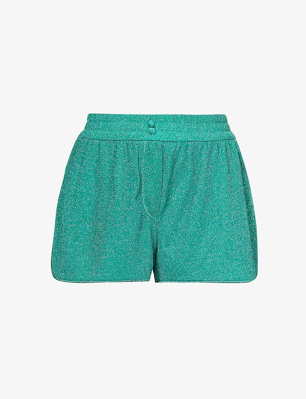 OSEREE Lumière Metallic High-rise Woven Shorts 3 OSEREE Lumière Metallic High-rise Woven Shorts