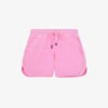 THE KOOPLES Logo-embroidered Mid-rise Cotton Shorts -Sweaty Bety Clothing Shop R04140764 PINK1 M