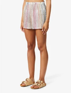 Missoni Raschel Chevron Woven Shorts -Sweaty Bety Clothing Shop R04143387 MULTICOLOURED ALT02