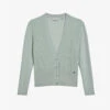 Ted Baker Joslina Pointelle-knit Cotton-blend Cardigan