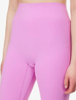 Slim-fit High-rise Stretch-jersey Leggings 11 Slim-fit High-rise Stretch-jersey Leggings -Sweaty Bety Clothing Shop R04144964 PURPLE ALT04
