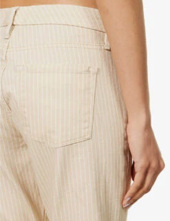 FRAME Le Crop Mini Boot Boot-cut Mid-rise Jeans -Sweaty Bety Clothing Shop R04146386 SANDMULTI ALT05