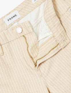 FRAME Le Crop Mini Boot Boot-cut Mid-rise Jeans -Sweaty Bety Clothing Shop R04146386 SANDMULTI ALT06