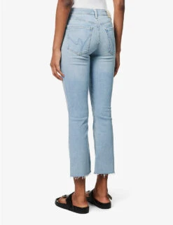 CITIZENS OF HUMANITY Isola Faded Flared Mid-rise Stretch-denim Jeans -Sweaty Bety Clothing Shop R04148280 LYRICLTINDIGO ALT03