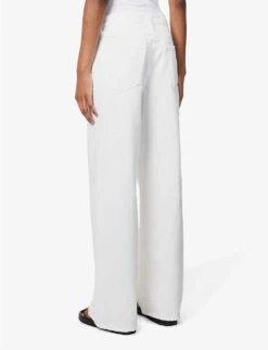 AGOLDE Baggy Wide-leg Low-rise Organic-denim Jeans -Sweaty Bety Clothing Shop R04148476 MILKSHAKEWHITE ALT03