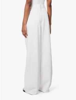 The Edgar Wide-leg High-rise Denim Jeans 12 The Edgar Wide-leg High-rise Denim Jeans -Sweaty Bety Clothing Shop R04148538 BLANCHEBRIGHTWHITE ALT03