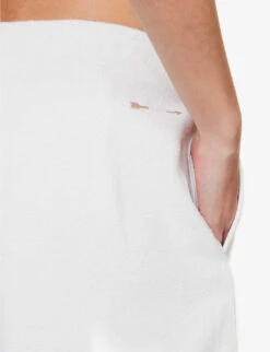 Zinnia Soho Cotton-towelling Shorts -Sweaty Bety Clothing Shop R04148922 WHITE ALT04