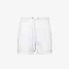 JAMES PERSE Elasticated-waist Striped Cotton-blend Shorts -Sweaty Bety Clothing Shop R04149005 WHITE M