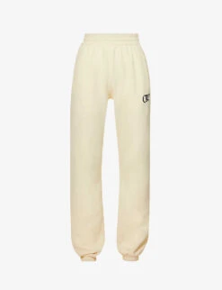 Tapered Mid-rise Cotton Jogging Bottoms