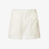 Emery Mid-rise Cotton And Linen-blend Shorts