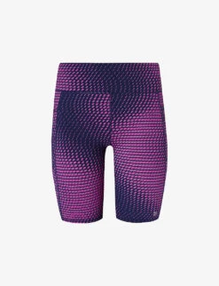 Sweaty Betty Zero Gravity 9 Graphic-print Stretch-woven Cycling Shorts