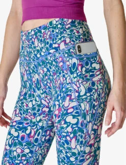 Sweaty Betty Power 7/8 Workout Graphic-print Stretch-jersey Leggings -Sweaty Bety Clothing Shop R04150347 BLUEMAGMAPRINT ALT04
