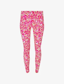 Sweaty Betty Power 7/8 Dab-print High-rise Skinny Stretch-nylon Leggings