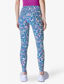 Sweaty Betty Power Workout Graphic-print High-rise Stretch-jersey Leggings 11 Sweaty Betty Power Workout Graphic-print High-rise Stretch-jersey Leggings -Sweaty Bety Clothing Shop R04150350 BLUEMAGMAPRINT ALT04