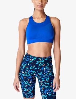 Sweaty Betty Stamina Soft-cup Stretch-woven Sports Bra -Sweaty Bety Clothing Shop R04150397 LIGHTNINGBLUE ALT02
