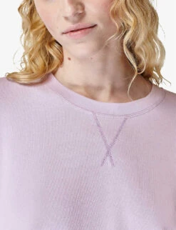 Sweaty Betty After Class Relaxed-fit Cotton-blend Jumper 11 Sweaty Betty After Class Relaxed-fit Cotton-blend Jumper -Sweaty Bety Clothing Shop R04150412 LAVENDERPURPLE ALT04