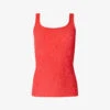 Sweaty Betty Harper Scoop-neck Stretch-jersey Tank Top -Sweaty Bety Clothing Shop R04150493 TULIPRED M
