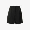 Weekend Max Mara Belbo Pleated Mid-rise Regular-fit Wool Shorts