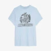 Zadig & Voltaire Omma Core Cho-print Cotton T-shirt -Sweaty Bety Clothing Shop R04151987 CIEL M