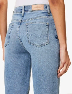 7 For All Mankind Malia Luxe Vintage Skinny High-rise Stretch-denim Jeans -Sweaty Bety Clothing Shop R04152118 LUXEVINTAGEMUST ALT04