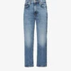 7 For All Mankind Logan Stovepipe Straight-leg Mid-rise Stretch-denim Jeans