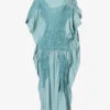 Issey Miyake Imprint Ribbed Rayon-blend Midi Dress -Sweaty Bety Clothing Shop R04152499 LIGHTBLUE M