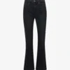 Paige Femme Bootleg High-rise Stretch-denim Jeans -Sweaty Bety Clothing Shop R04153154 BLACKWILLOW M