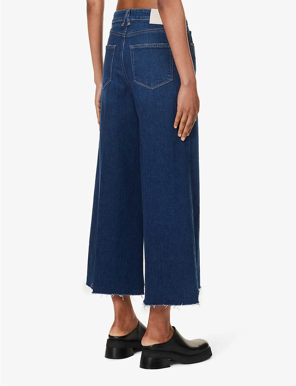 Paige Frankie Raw-hem High-rise Straight-leg Stretch-denim Jeans 6 Paige Frankie Raw-hem High-rise Straight-leg Stretch-denim Jeans - Image 4