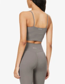 Ultimate Tank Scoop-neck Stretch-woven Bra -Sweaty Bety Clothing Shop R04153498 COCOA ALT03