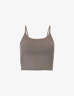 Ultimate Tank Scoop-neck Stretch-woven Bra