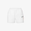 Sweat High-rise Logo-print Cotton-jersey Shorts -Sweaty Bety Clothing Shop R04153530 WHITE M