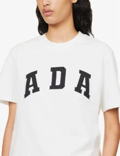 Logo-appliqué Relaxed-fit Cotton-jersey T-shirt -Sweaty Bety Clothing Shop R04153531 WHITE ALT04