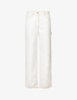 Salma Straight-leg Mid-rise Organic-cotton Denim Jeans