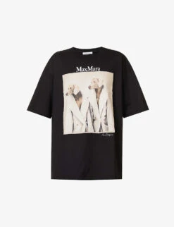 Max Mara Tacco Graphic-print Cotton-jersey T-shirt